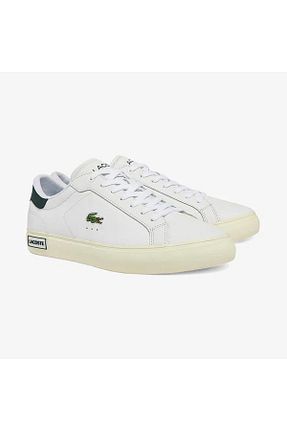 کفش اسنیکر سفید مردانه بند دار Lacoste - کد 892439159