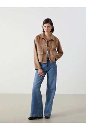 کت قهوه ای زنانه Loose LC Waikiki - کد 892439332