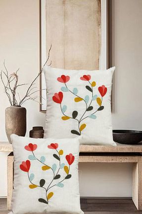 کوسن و روکش کوسن نباتی پنبه ای Mariva home - کد 892483566
