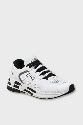 کفش اسنیکر سفید مردانه بند دار Emporio Armani - کد 893723262
