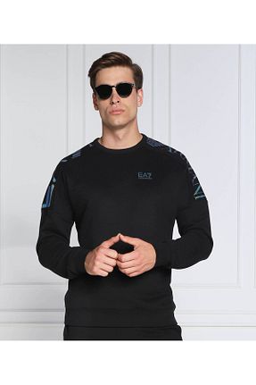 سوئیشرت اسپرت مشکی مردانه رگولار Emporio Armani - کد 894846002