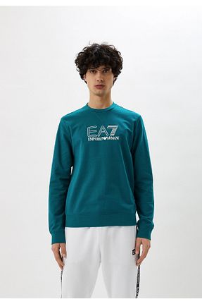 سوئیشرت اسپرت سبز مردانه رگولار Emporio Armani - کد 894845477