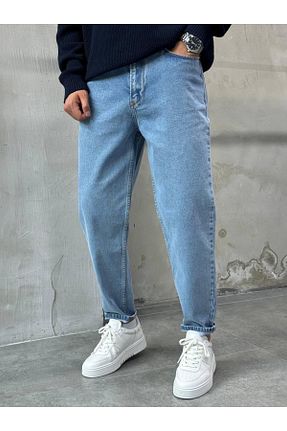 شلوار آبی مردانه بافتنی PARSMEN GİYİM - کد 893734769