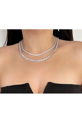 گردنبند نقره زنانه 925 عیار Cansum Silver - کد 892461968