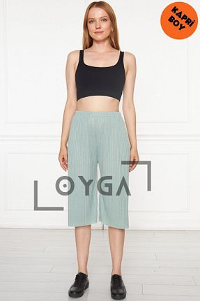 پائین تنه راحتی سبز زنانه مخلوط پلی استر Oyga - کد 853053466