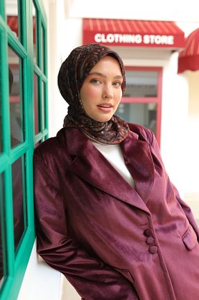 دستمال گردن مشکی زنانه پنبه ای Silk Home - کد 892483451