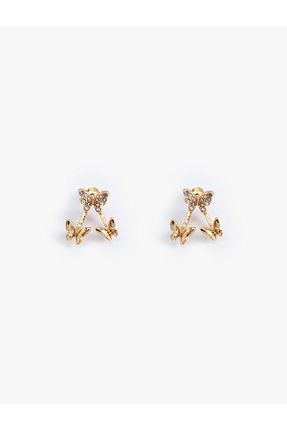 گوشواره جواهر طلائی فلزی Koton - کد 922175686