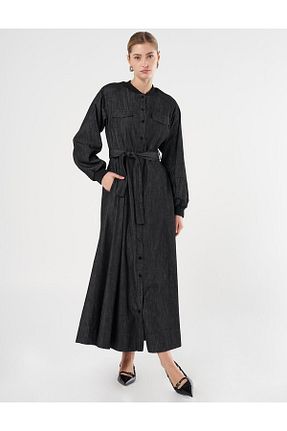 لباس مشکی زنانه بافتنی Kayra - کد 904689934