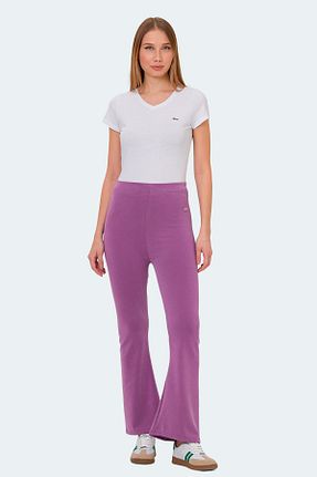 ساق شلواری اسپرت بنفش زنانه بافتنی Slazenger - کد 893790808