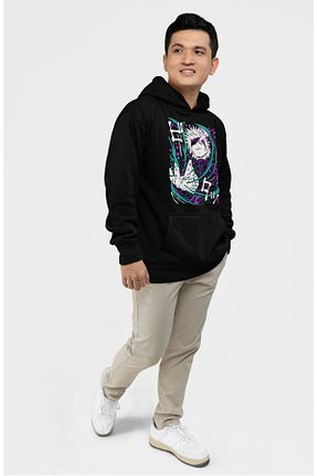 سوئیشرت مشکی مردانه چاپی Fuddy Moda - کد 892501829