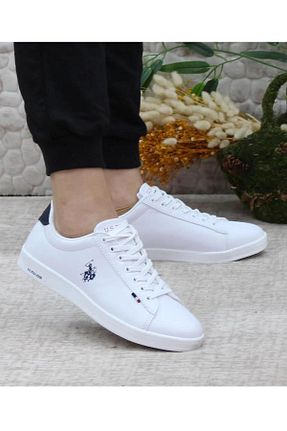 کفش اسنیکر سفید زنانه بند دار U.S. Polo Assn. - کد 892521751