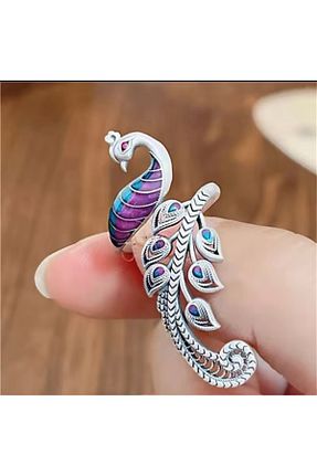 انگشتر نقره رنگی زنانه زیرکن AstoriaSilver - کد 892527522