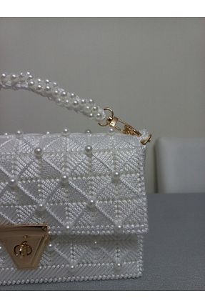 کیف دستی سفید زنانه سایز متوسط Altınergiyim - کد 732930533
