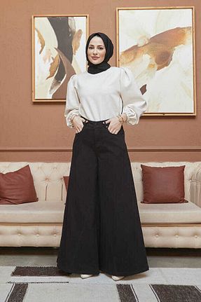شلوار حجاب مشکی بافتنی Neways - کد 892530812