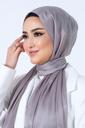 شال طوسی زنانه پلی استر HAREM SCARF - کد 892640390