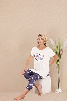 ست لباس راحتی نباتی زنانه طرح دار Lady Lingerie - کد 892615764