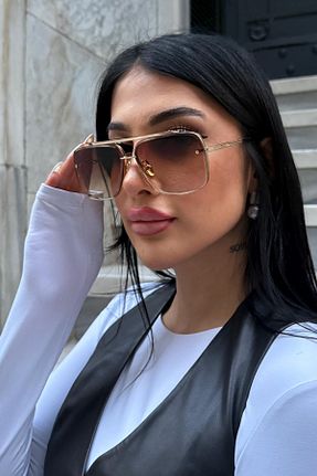 عینک آفتابی رنگی زنانه 55 FALAN EYEWEAR - کد 892619934