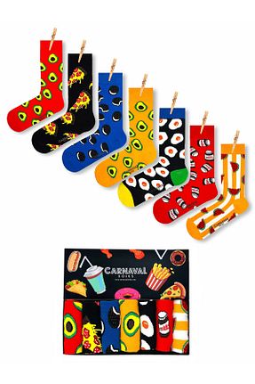 جوراب سفید زنانه پنبه ای CARNAVAL SOCKS - کد 43826273