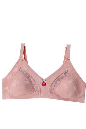 سوتین ورزشی صورتی زنانه طرح دار wear treasure - کد 895619266