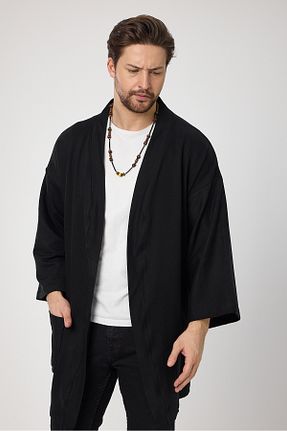 کیمونو و کافتان مشکی مردانه پنبه ای rammers - کد 892706269