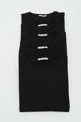 تیشرت مشکی مردانه اسلیم فیت Polo State - کد 717454409