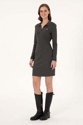 لباس طوسی زنانه بافتنی U.S. Polo Assn. - کد 892733271