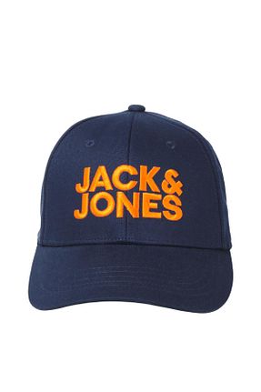 کلاه سرمه ای مردانه پنبه ای Jack & Jones - کد 797708551