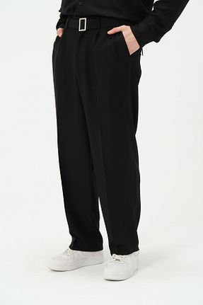 شلوار مشکی مردانه کتان Serseri Jeans - کد 890686471