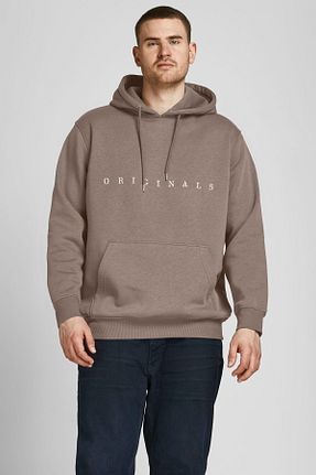 سوئیشرت بژ مردانه چاپی Jack & Jones - کد 891771048