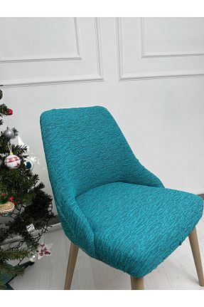 کاور صندلی فیروزه ای جاکار Defne Home - کد 890736033