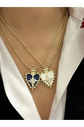 گردنبند استیل ( فولاد ) سفید زنانه استیل (فولاد) MyladyAccessoriess - کد 890758350