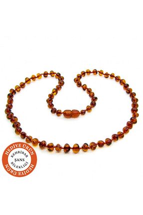 گردنبند جواهر قهوه ای زنانه سنگ Arden Global - کد 882444928