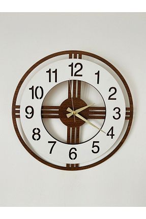 ساعت دیواری سفید 40 * 40 EFLİN DEKOR - کد 890780748