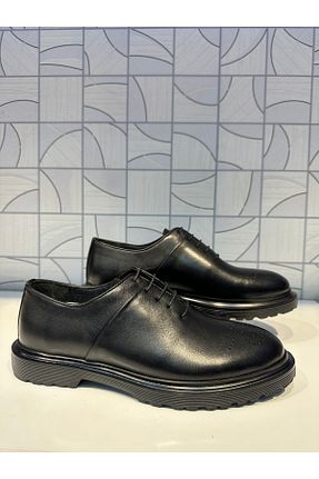 کفش کژوال مشکی مردانه چرم خالص Anıl Ayakkabı - کد 890797286