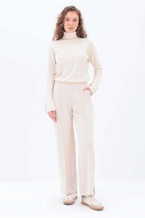 شلوار حجاب سرمه ای زنانه مخلوط ویسکون ALLDAY - کد 890805992