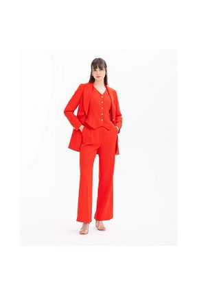کت قرمز زنانه Boxy SEÇİL - کد 835727793