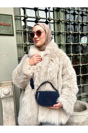 کیف دوشی سرمه ای زنانه جیر NUEVO COLLECTİON - کد 890838942