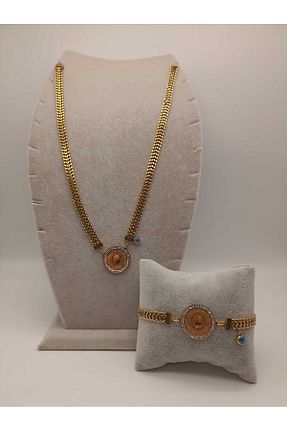 ست استیل زرد زنانه 1+ TLSMACCESORIES - کد 890838882
