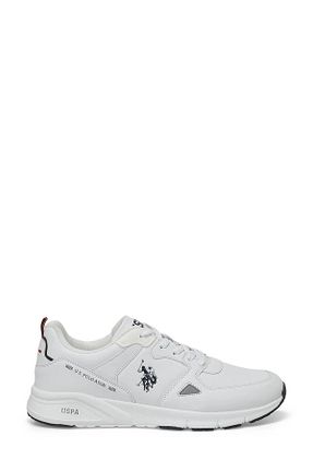 کفش اسنیکر سفید مردانه بند دار U.S. Polo Assn. - کد 806673172