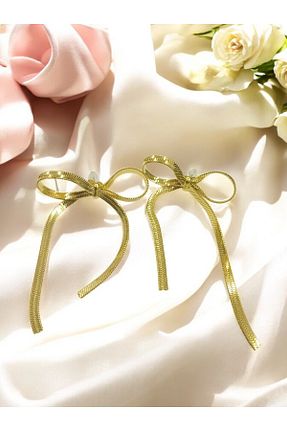 گوشواره استیل (فولاد) طلائی زنانه استیل ضد زنگ CHENSY - کد 890846183