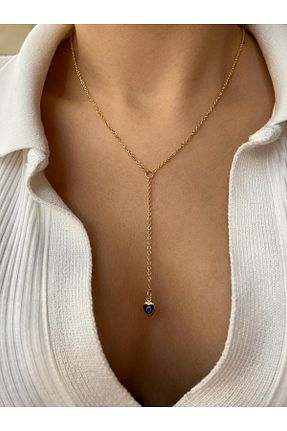 گردنبند جواهر طلائی زنانه روکش طلا Arsaley Collection - کد 890877725