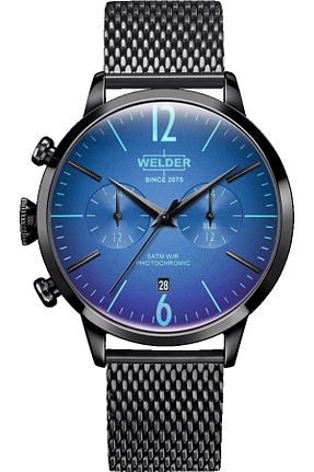 ساعت مچی مشکی مردانه 42 میلی متر Welder Moody - کد 422665577