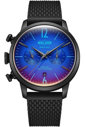 ساعت مچی مشکی مردانه 45 میلی متر Welder Moody - کد 749993361
