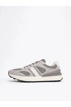 کفش اسنیکر طوسی مردانه بند دار Tommy Hilfiger - کد 896003275