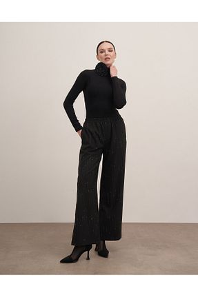 شلوار مشکی زنانه پنبه ای Hare Butik - کد 881882764