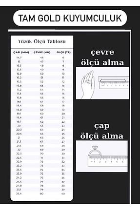 انگشتر نقره زرد زنانه زیرکن TAM GOLD KUYUMCULUK - کد 877200187