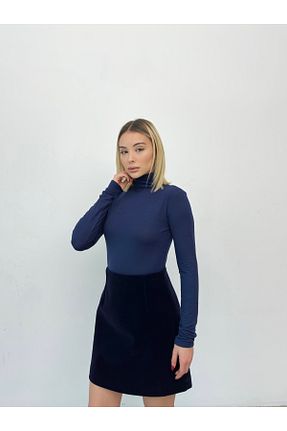 بلوز سرمه ای زنانه ساده Somut istanbul - کد 890916895