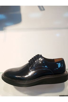 کفش کلاسیک سرمه ای مردانه چرم خالص Pierre Cardin - کد 890915078