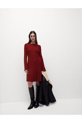 لباس قرمز زنانه بافت Marks & Spencer - کد 890921155