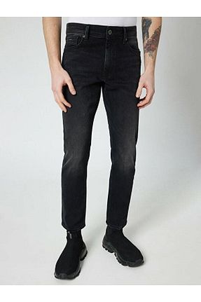 شلوار جین مشکی مردانه پاچه لوله تفنگی Loft - کد 366817150